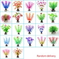 thumbnail image 3 of facefd PlasticSimulatedWaterGrassArtificialPlantsAquariumFishTankOrnamentLandscapeDecorRandomStyle, 3 of 9