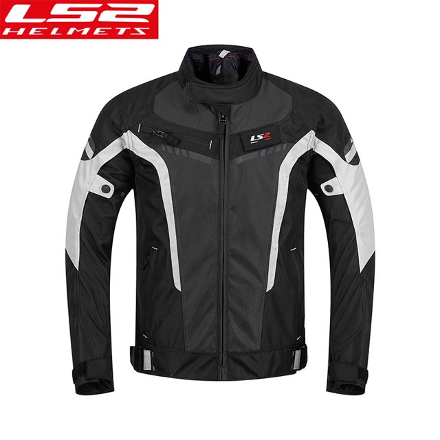LS2-Chaqueta de motocicleta Original para hombres y mujeres, ropa de Motocross reflectante anticaída, cálida y a prueba de viento