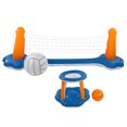 thumbnail image 3 of Juego de voleibol inflable, juego de baloncesto para piscina, para fiestas de verano, eventos familiares, carnavales, fiestas de cumpleaños., 3 of 14
