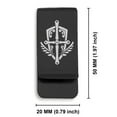 thumbnail image 2 of Stainless Steel Cleric Classic Slim Money Clip Credit Card Holder, 2 of 2