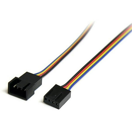StarTech 4-Pin Fan Power Extension Cable, 12"