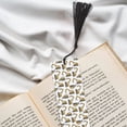 thumbnail image 6 of Kdxio Funny Excavator Print Metal Tassel Bookmarks,Perfect Gift for Art Lovers and Bookworms Metal Bookmarks for Women, 6 of 8