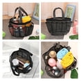thumbnail image 4 of Bolsa de malla para ducha con 7 bolsillos, organizador de baño con asa, bolsa de aseo colgante de se Tomshoo Bolsa de mano, 4 of 7