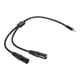 thumbnail image 2 of Cable de conexión de micrófono con divisor de audio JORINDO DualXLR macho a 3,5 mm 1/8 pulg. macho, 2 of 12