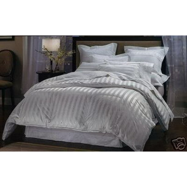 800 Thread Count King Size Siberian Goose Down Comforter 100 Egyptian Cotton 750fp 50oz 800tc White Stripe Com King Size Siberian Goose Down Comforter, Egyptian Bedding California King Siberian Goose Down Comforter