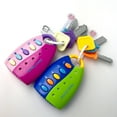 thumbnail image 3 of Fairnull Colorful Baby Toy Smart Remote Sound Musical Car Key Keychain Pretend Education, 3 of 7