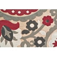 thumbnail image 5 of 8' X 11' Tan Red and Taupe Paisley Power Loom Area Rug, 5 of 9