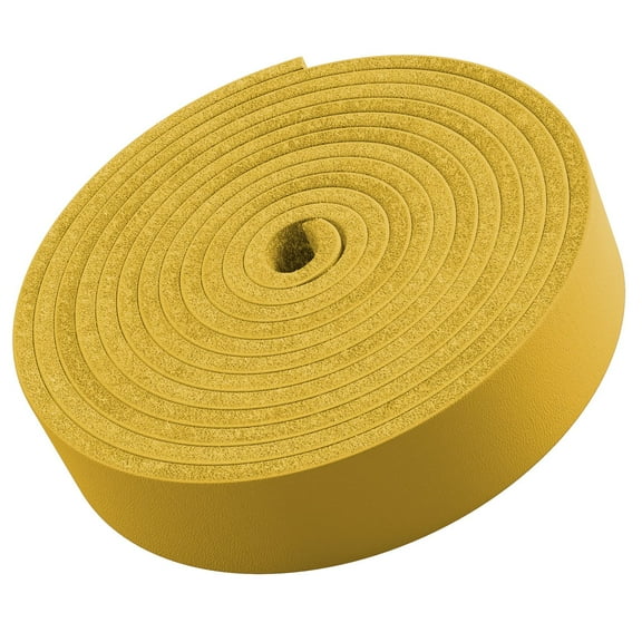 Tofl Leather Strap for Shoes Purses Jewelry Making and DIY Craft Projects Yellow 1 Strap 72" x 3/4"