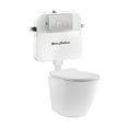 thumbnail image 2 of St. Tropez Back to Wall Concealed Tank Toilet Bowl Bundle in Glossy White, 2 of 14