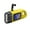 Yellow, variant on Hand Crank Solar Powered LED Flashlight 800 Lumens Rechargeable Emergency Lantern with Carabiner Clip, USB & Dynamo Charging