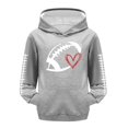 thumbnail image 6 of Girls Y2k Football Sweatshirt Cute Rugby Graphic Hoodies Pullover Football Season Long Sleeve Oversized Tops with Pockets, 6 of 7