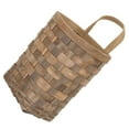 thumbnail image 3 of Wall Hanging Woven Basket Multi-functional Flower Basket Spoon Chopsticks Storage Basket, 3 of 9