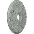 thumbnail image 3 of Ekena Millwork 24 1/2"OD x 3 1/2"ID x 1"P Milan Ceiling Medallion (Fits Canopies up to 4 5/8"), 3 of 12