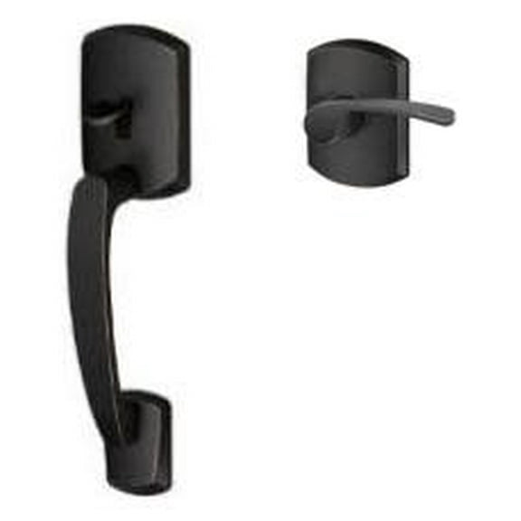 Schlage Fe285-Grw-Mer-Lh Greenwich Left Handed Lower Handle Set - Bronze