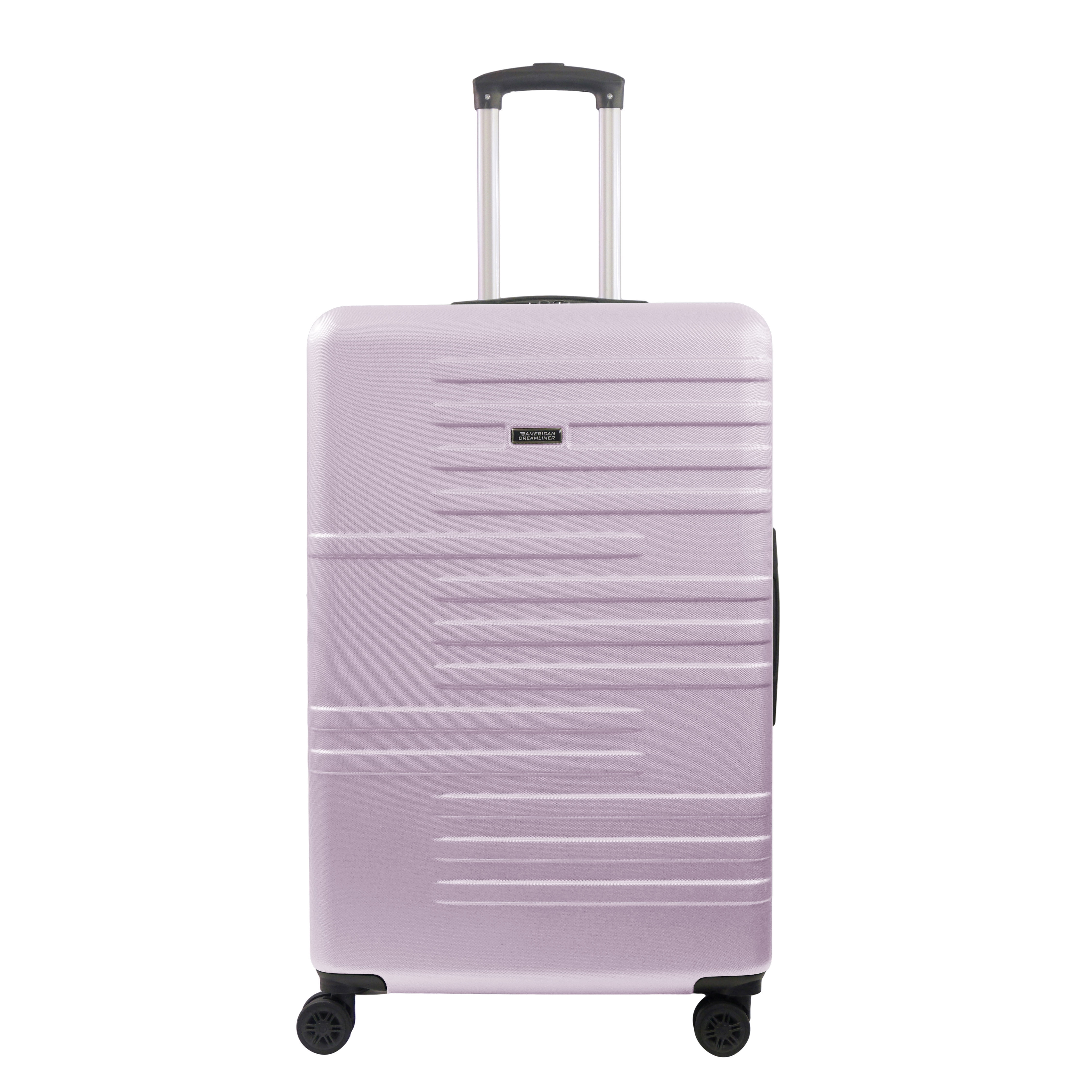 American Dreamliner 30 Inch Rolling Luggage, Hardshell Suitcase with Spinner Wheels, Purple