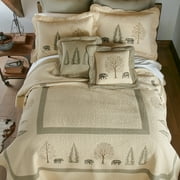Donna Sharp Bear Creek Embroidered Cotton Standard Pillow Sham