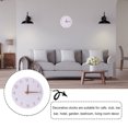 thumbnail image 2 of Miangastore Frameless Design Wall Clock White Density Board 1Pcs 11.8x11.8in, 2 of 8