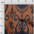 thumbnail image 1 of oneOone Tissu Polyester Lycra Imprimé Ethnique Ikat BTY 56 Pouces de Large, 1 of 4