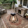 thumbnail image 7 of Solar Hanging Pendant Light Outdoor Waterproof IP65, LED Garden Lantern Camping Lamp with Solar Powered Auto On/Off for Yard Patio Decor, 7 of 7