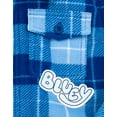 thumbnail image 5 of Bluey Bingo Flannel Shacket Plaid Toddler, 5 of 5