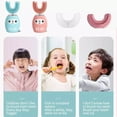 thumbnail image 2 of Cepillo de dientes eléctrico ultrasónico para niños con cepillo de silicona, 2 of 4