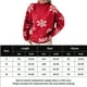 thumbnail image 2 of Suéter Jersey básico para mujer, manga larga, patrón de copos de nieve, traje de vacaciones (rojo S) Kuymtek Rojo T S para Mujer, 2 of 7