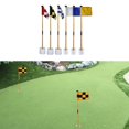 thumbnail image 1 of Portable Detachable Golf Flagsticks Putting Green Flags Hole Cup Golf Pin Flags For Driving Range Outdoor Backyard Sports Training Destination Sup, 1 of 1