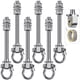 thumbnail image 1 of Swing Hangers SELEWARE, rodamiento pesado de 1500 libras, capacidad de 6 unidades, 1 of 8