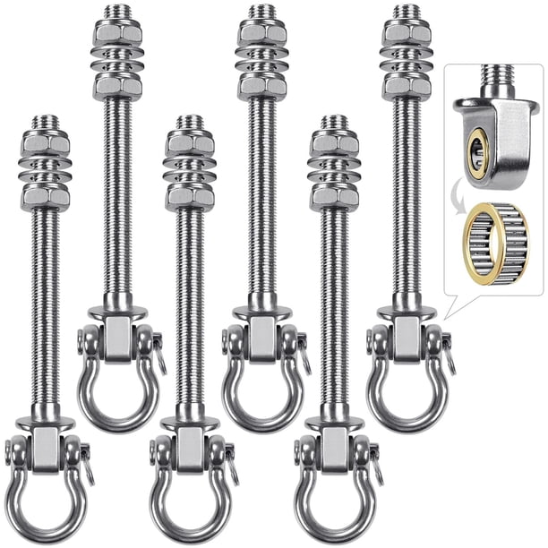 Swing Hangers SELEWARE, rodamiento pesado de 1500 libras, capacidad de 6 unidades