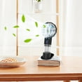 thumbnail image 2 of YCYHDS Handheld Double Mist Temperature Cutting Fan USB Rechargeable Desktop Mist Humidifying Fan Clearance Sales Today Deals Prime, 2 of 9