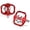 Red, variant on Bike Fit SPD System Clipless Pedal Bicycle Self-locking Pedals Dual Function Mountain Bike Spin Pedals
