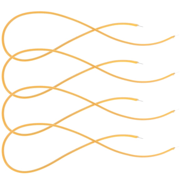 FELTECHELECTR 4 bombillas LED flexibles de 300 mm con filamento incandescente.