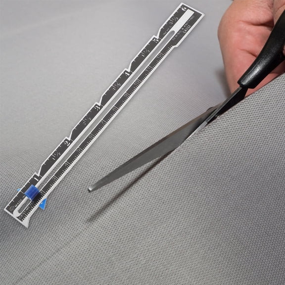 FELTECHELECTR Sewing Ruler Measuring Tool 8Pcs 6.0*0.6*0.4In
