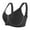 Black, variant on Wireless T-Shirt Bras for Women Push Up Comfy Underwear for Daily Seamless Solid Color Support Bras with Removable Pads, 40A, Orange