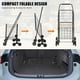 thumbnail image 4 of ChaoLink Carrito de compras plegable con ruedas de 360 grados, carrito utilitario con capacidad para 110 libras, ruedas para subir escaleras, cesta grande de 22 galones, 4 of 8