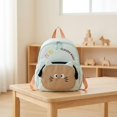 thumbnail image 1 of Mochila infantil con dibujos animados para escuela , para niños de 3 a 8 años, ideal para jardín de infancia. Verde, 1 of 10