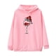 thumbnail image 1 of Sudadera con capucha Gibobby para Mujeres S de manga larga con estampado color sólido informal de Navidad Rosa M, 1 of 5