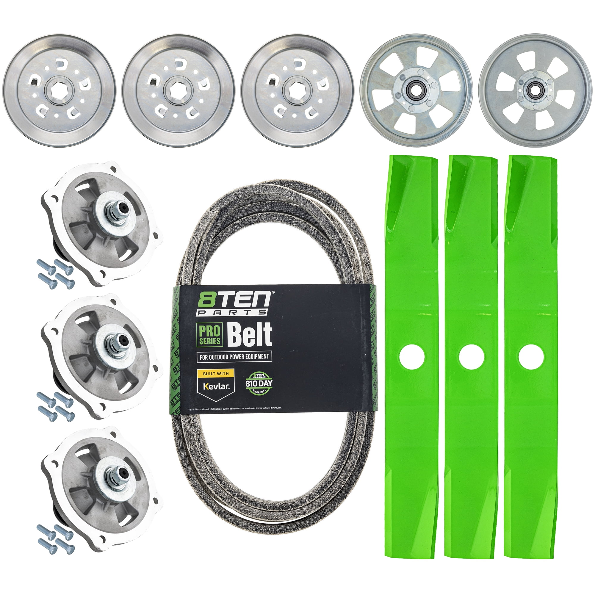 8TEN Deck Spindle Kit for Kubota RCK60P-781Z K5663-34510 K5663