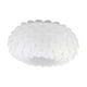 thumbnail image 3 of Pantalla de lámpara colgante decorativa blanca para lámpara de techo o de pie. 28cm, 3 of 9
