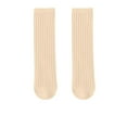 thumbnail image 2 of Kids Unisex Crew Socks, Soft Cotton Solid Color Dress Ankle Socks for Toddlers, Pack of 5, Happy Face Casual Fun Socks, 2 of 5