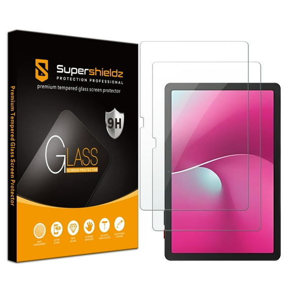 (2 Pack) Supershieldz Designed for T-Mobile Revvl Tab 2 (10.1 inch) Screen Protector, (Tempered Glass) Anti Scratch, Bubble Free