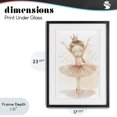 thumbnail image 4 of Stupell Industries Eclectic Crowned Ballerina with Flowers Black Framed Print Under Glass, 17 x 23, by Creative Studio, 4 of 8