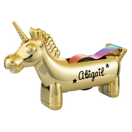 Gold Unicorn Personalized Tape Dispenser - Walmart.com