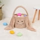thumbnail image 5 of Yhmxh Organizadores y almacenamiento Canasta de Pascua con adorable conejito y orejas de peluche. Canastas de Pascua para la búsqueda de huevos, dulces y regalos. Almacenamiento de ducha, 5 of 5