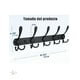 thumbnail image 4 of Ganchos Xtellar Toalleros Adhesivos De Pared Para Toalla Baño Cocina Color Negro, 4 of 5