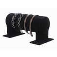 thumbnail image 2 of Baohd Display Stand Velvet Jewelry Organizer Storage Showcase Rack Bracelets Watches Holder Props Ornaments Home Hair Store Rose Red, 2 of 9