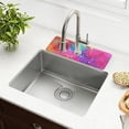 thumbnail image 5 of Color Explosion Splash Kitchen Sink Splash Guard, Silicone Sink Faucet Mat Dry Out the Kitchen Bathroom, 5 of 7