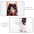 thumbnail image 2 of Santa Claus Chiffon Beach Dress with Polyester Straps - for Beach Skirts, 2 of 6