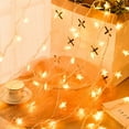 thumbnail image 5 of Gostoto USB Battery Operated LED Twinkle Fairy LED Star String Lights Decorative Stars Lights for Home Party Christmas Wedding Garden, 5 of 6