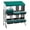 Green | 6 Compartments, variant on Hassch Nesting Boxes for Chickens, 6-Compartments Chicken Laying Boxes with Legs & Removable Tray, Easy Maintenance & Assembly, for Outdoor Hens Coop Farm Yard, Green